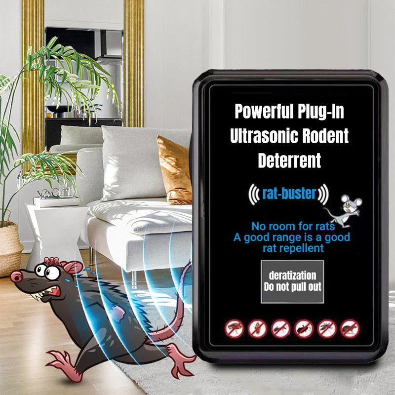 š„2025 Hot Saleš„Powerful Plug-In Ultrasonic Rodent Deterrent