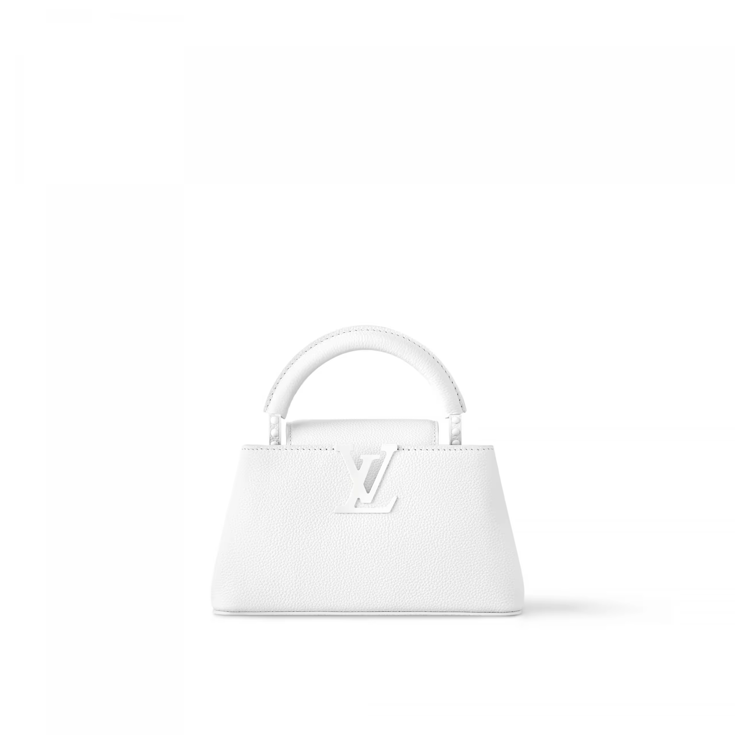 Louis Vuitton M23956 Capucines East-West Mini Optic White