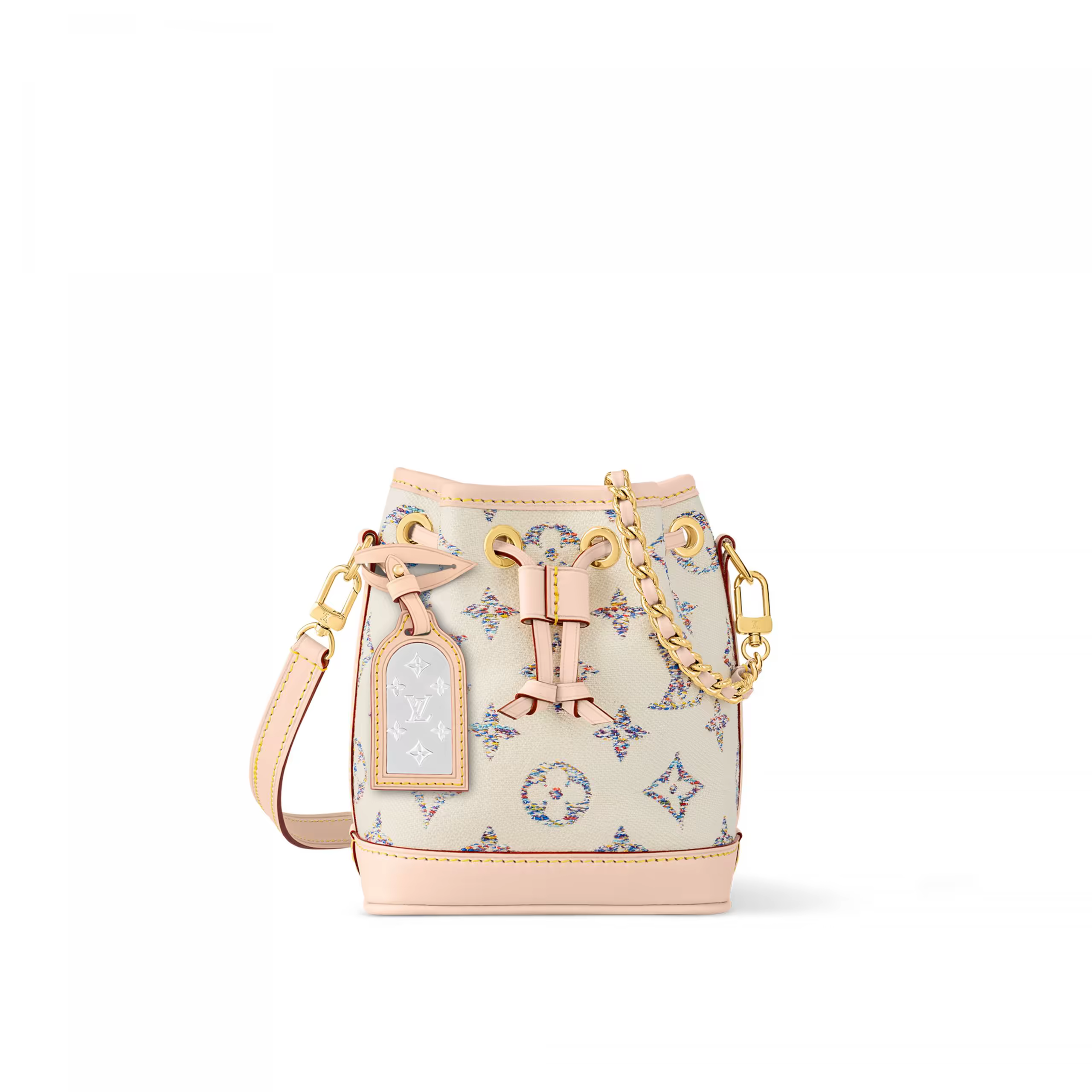 Louis Vuitton Nano Noé M83453 Multicolor White