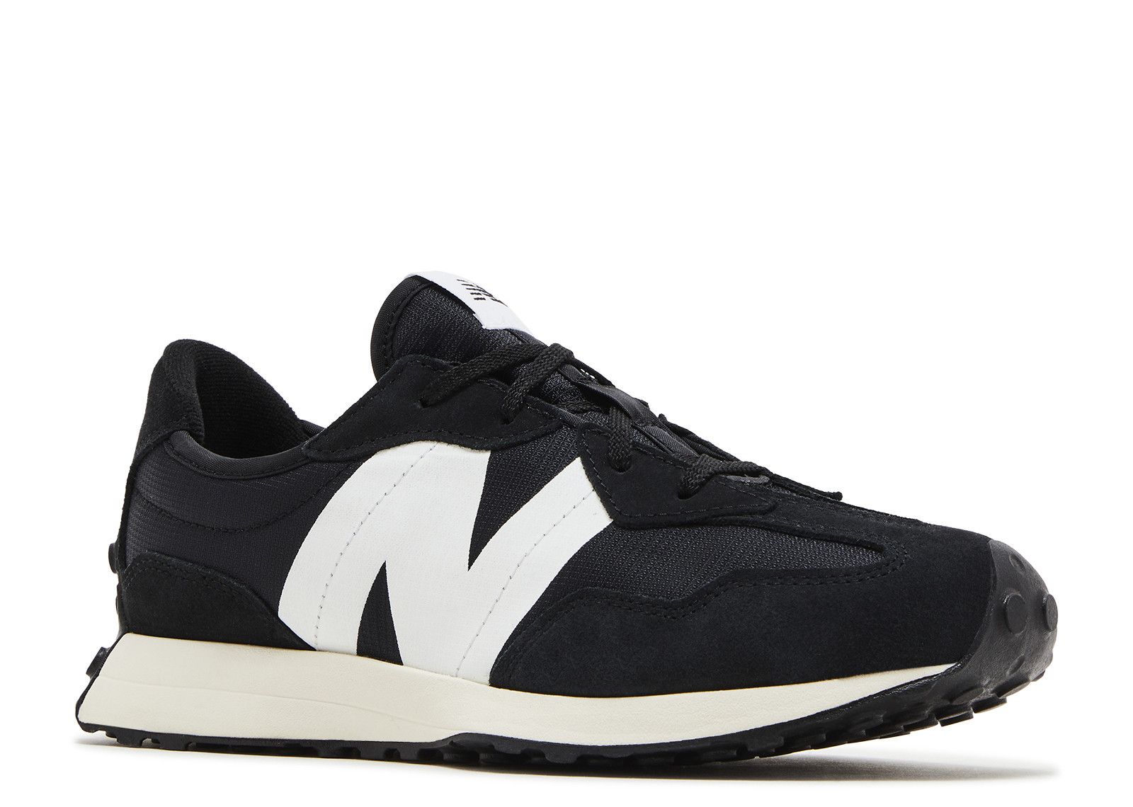New Balance 327 Big Kid 'Black White'