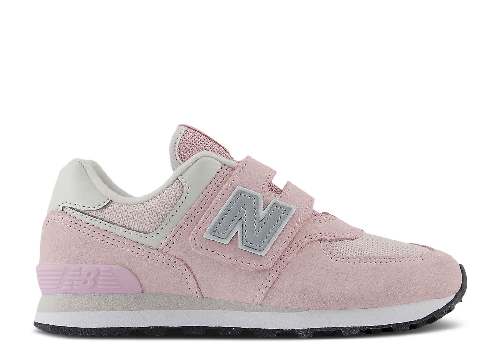New Balance 574 Hook & Loop Little Kid Wide 'Ancient Powder Grey Matter'