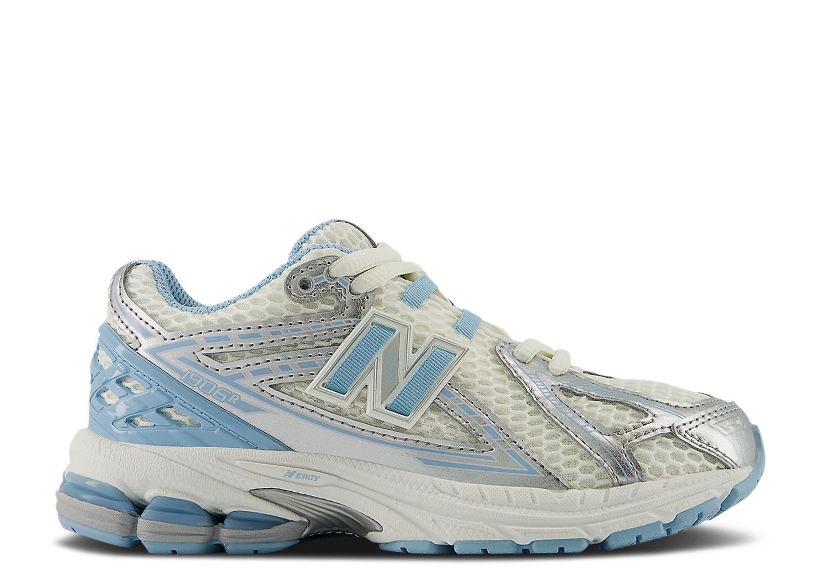 New Balance 1906R Little Kid Wide 'Silver Metallic Chrome Blue'