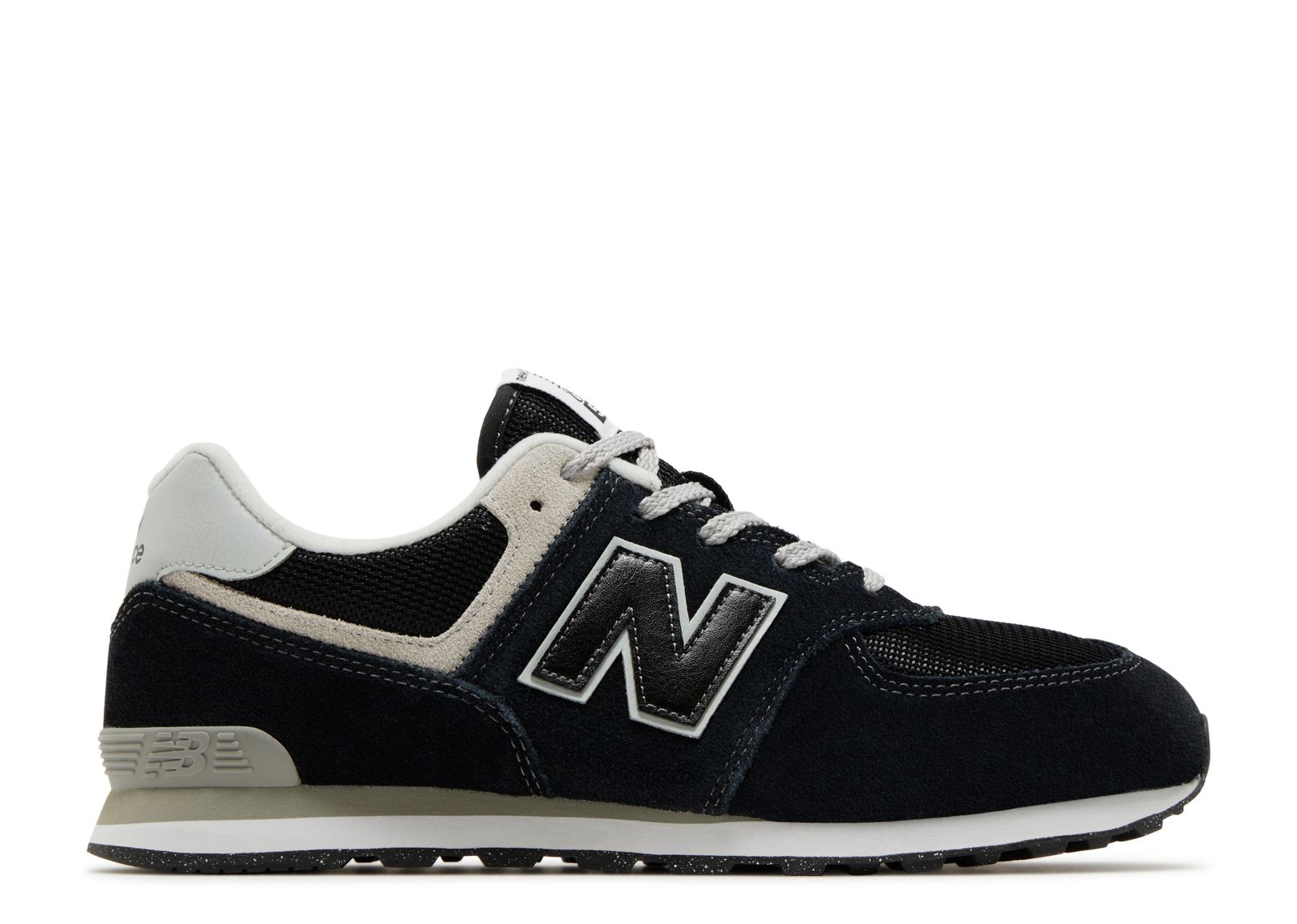 New Balance 574 Big Kid Wide 'Core Pack - Black White'