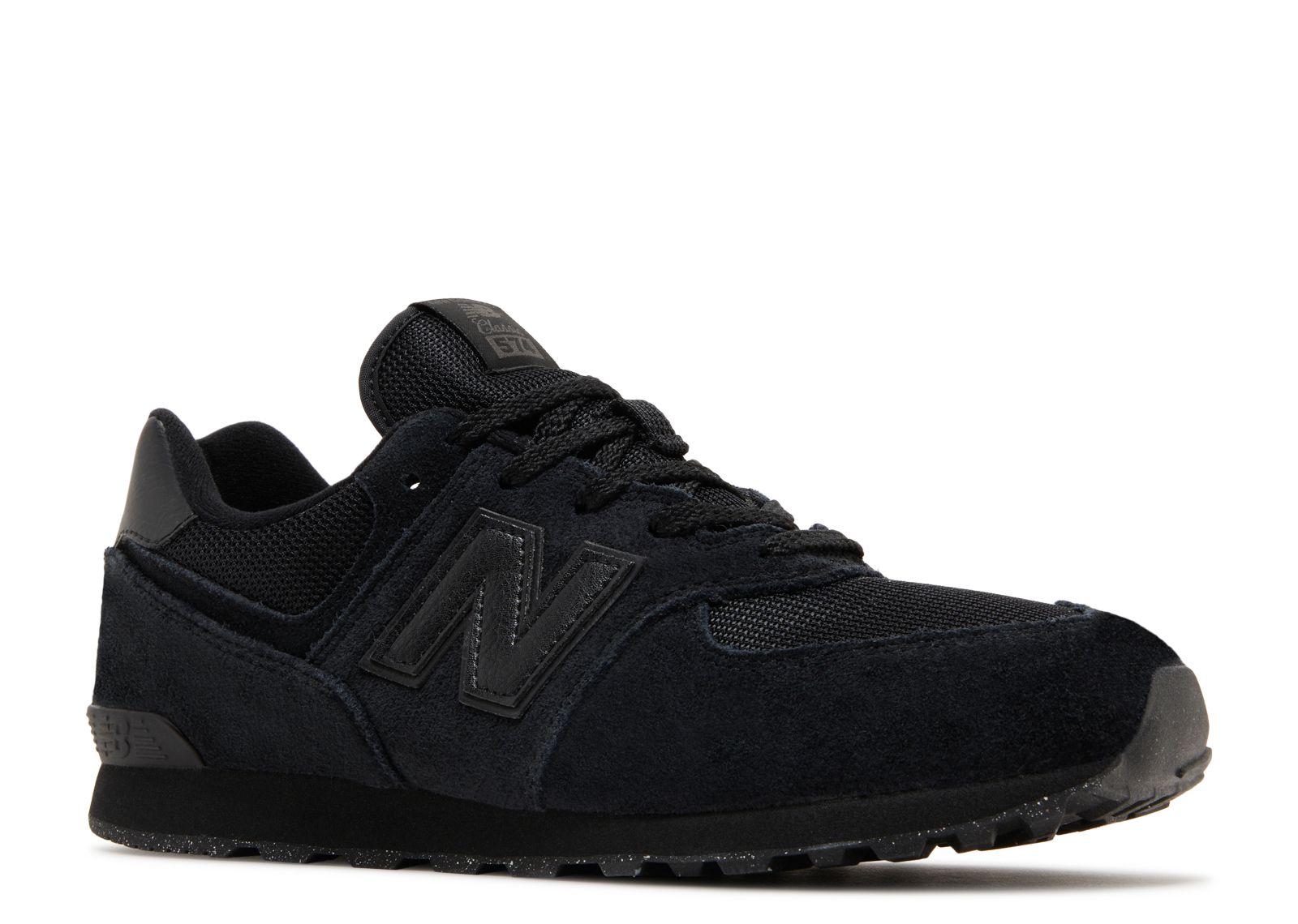 New Balance 574 Big Kid Wide 'Core Pack - Black'
