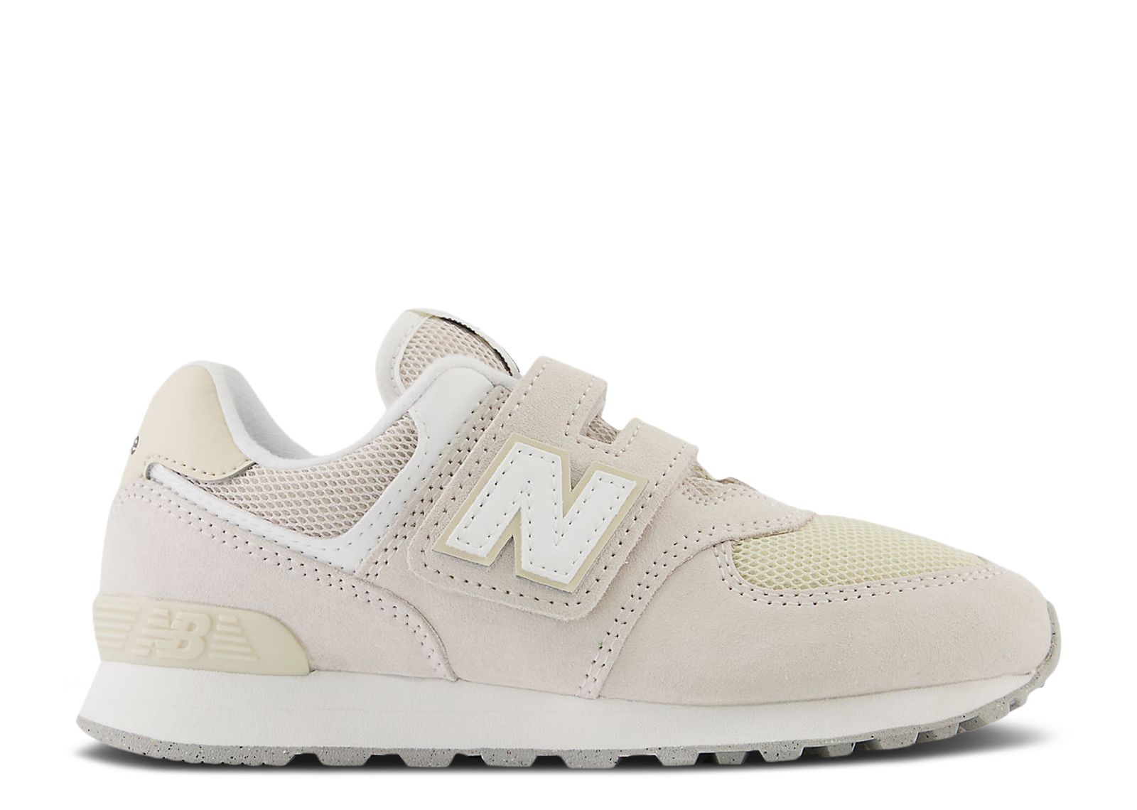 New Balance 574 Hook & Loop Little Kid Wide 'Moonbeam Bone'