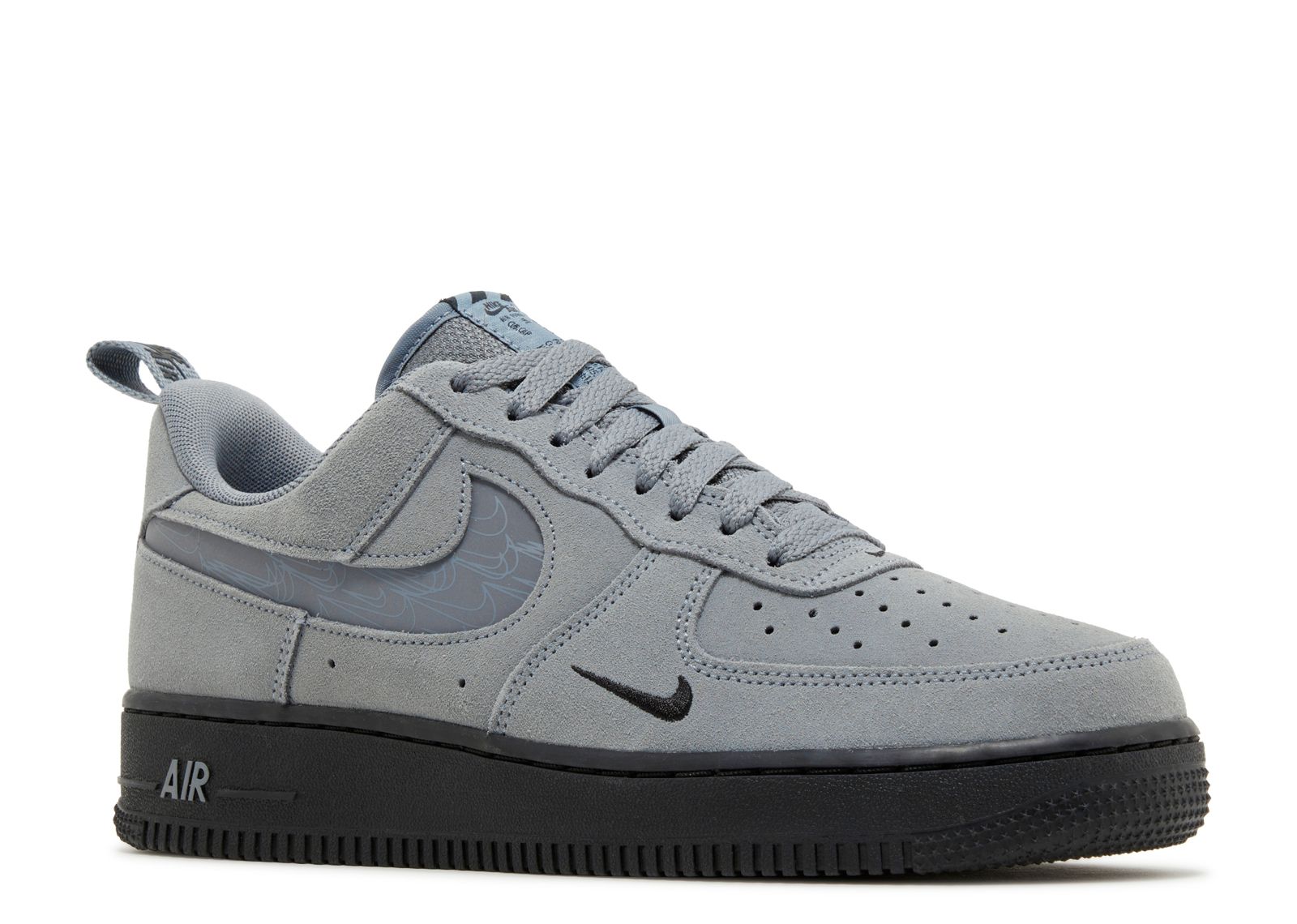Air Force 1 '07 LV8 'Reflective Swoosh - Cool Grey'