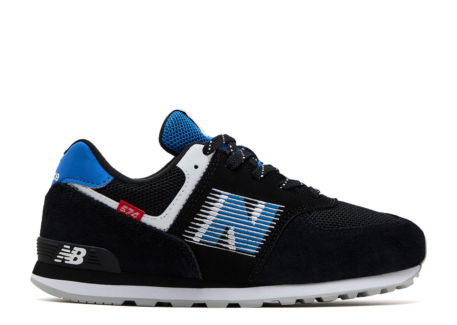 New Balance 574 Big Kid 'Speed - Black Cobalt'
