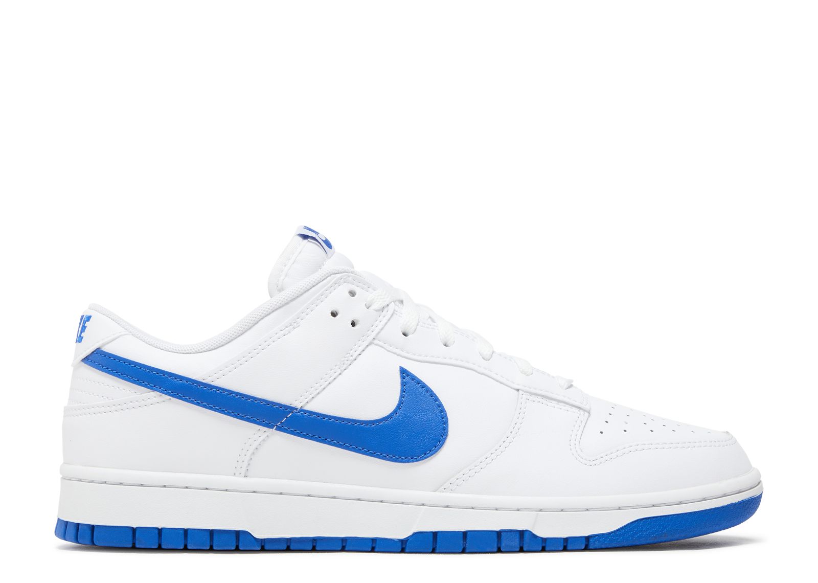 Dunk Low 'White Hyper Royal'