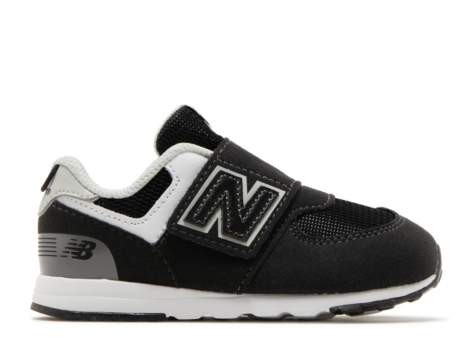 New Balance 574 New-B Hook & Loop Toddler Wide 'Black White'