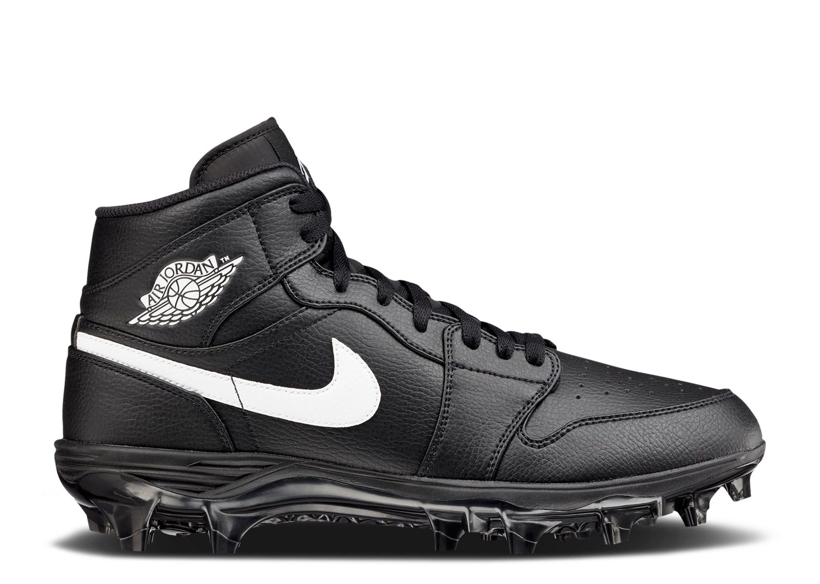 Jordan 1 Mid TD Cleat 'Black' 2023