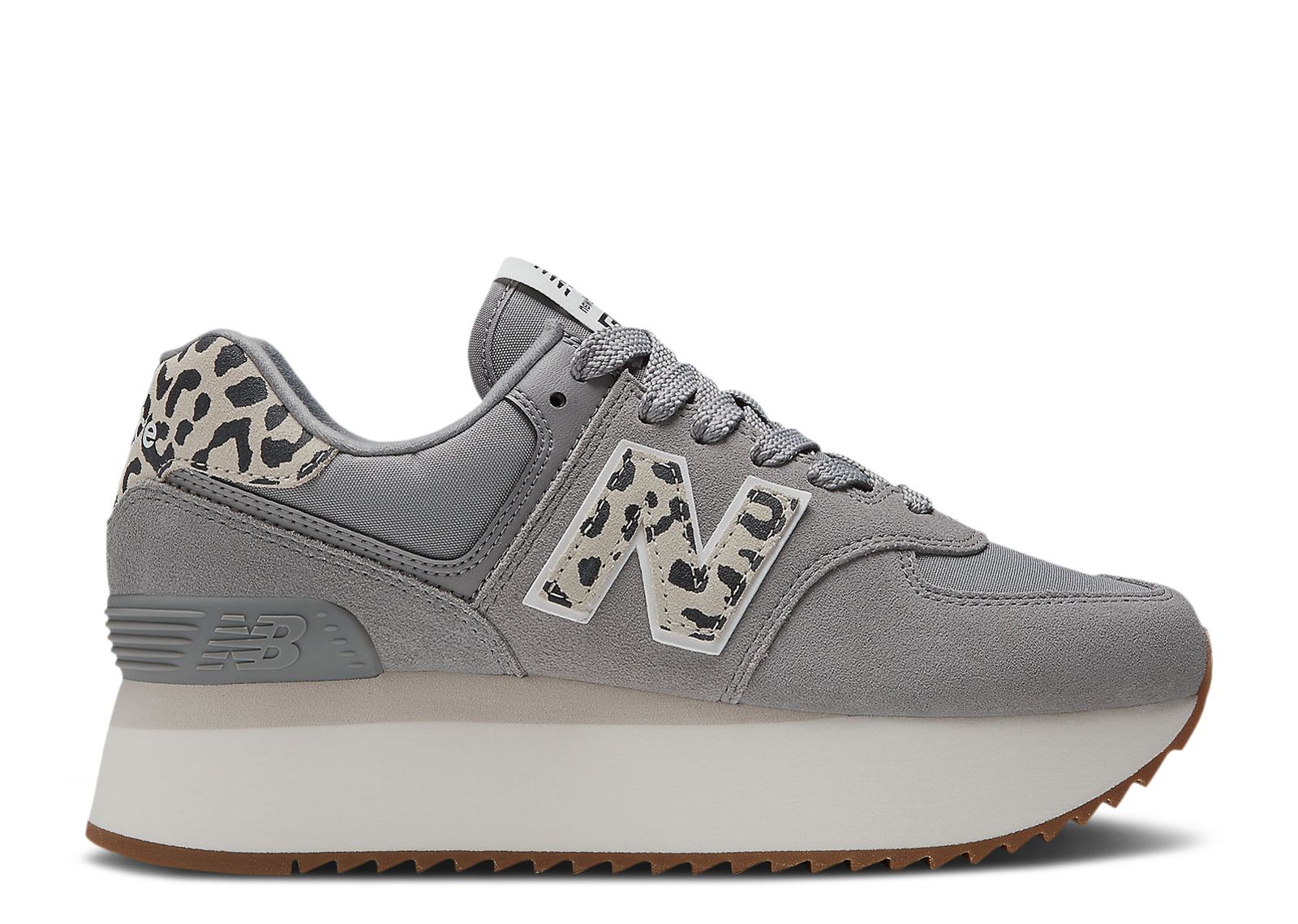 New Balance Wmns 574+ 'Shadow Grey Leopard'