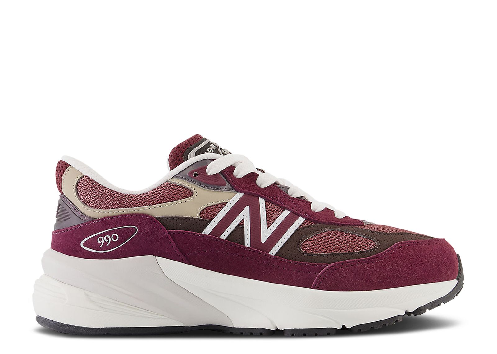 New Balance Teddy Santis x 990v6 Big Kid 'Burgundy Tan'