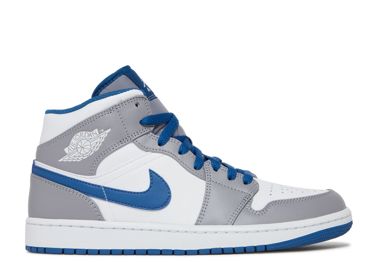 Jordan 1 Mid 'Cement True Blue'