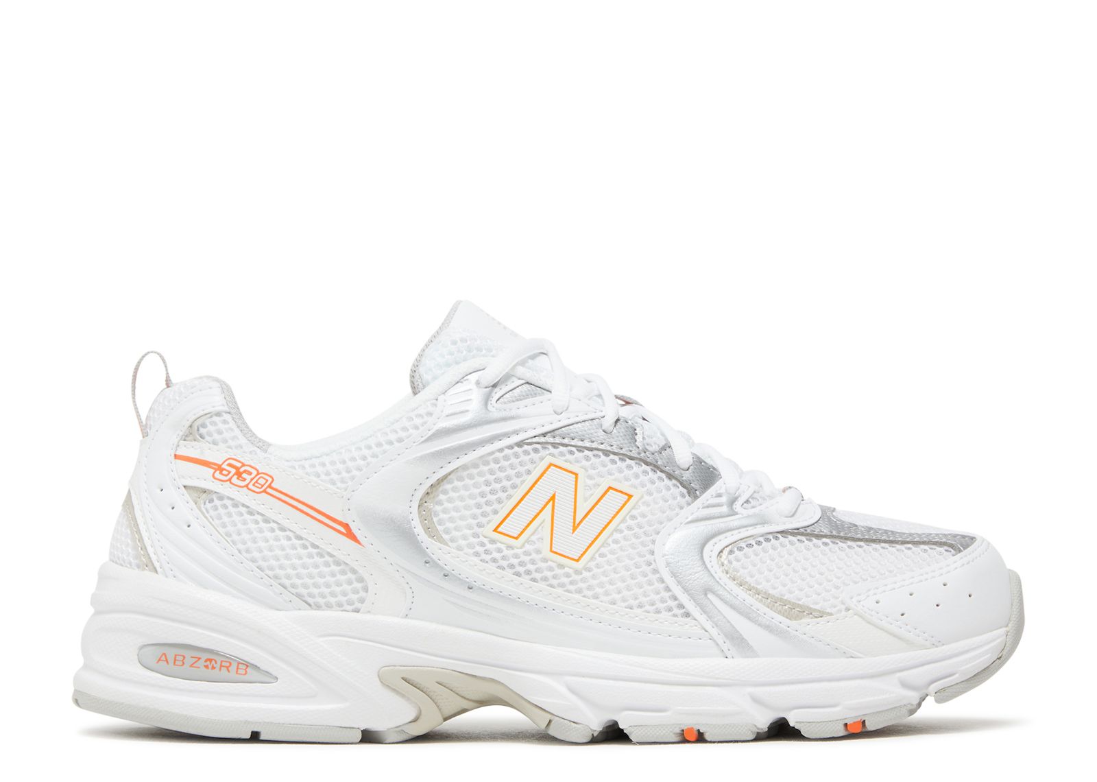 New Balance 530 'Silver Metallic Team Orange'