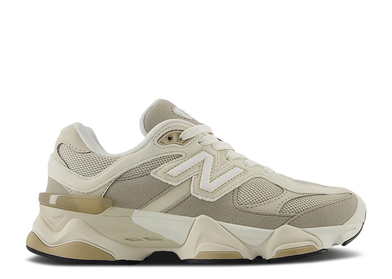 New Balance 9060 Big Kid Wide 'Linen Timberwolf'