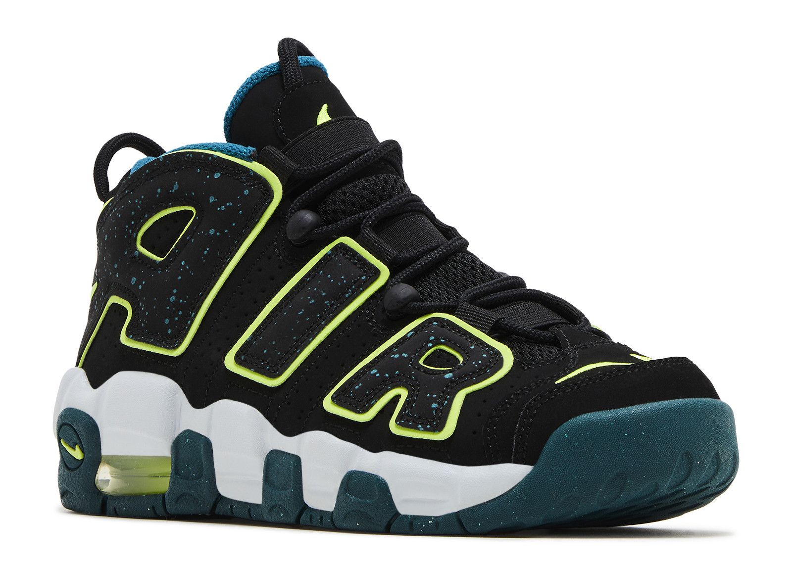 Air More Uptempo GS 'Black Geode Teal'