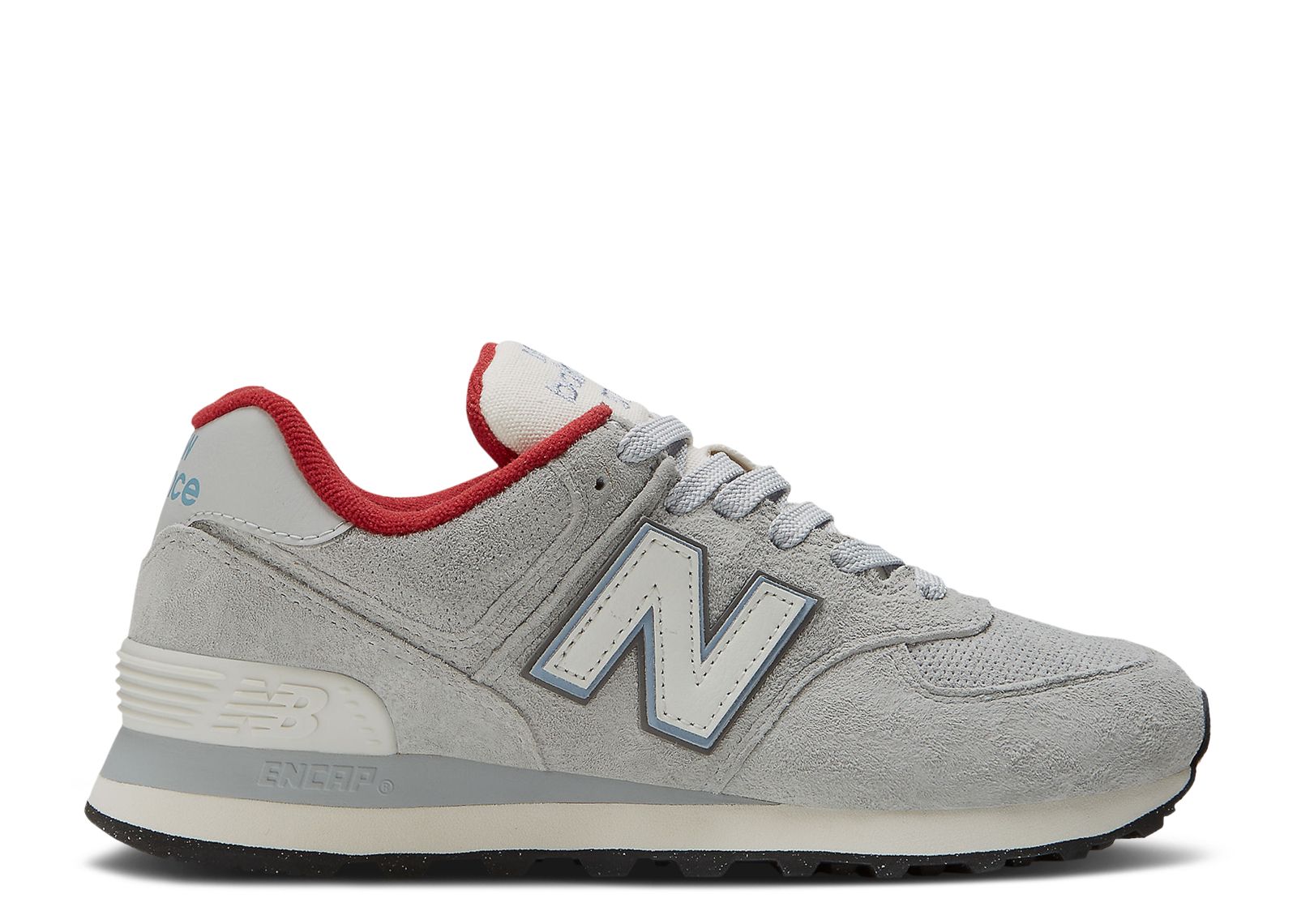 New Balance Wmns 574 'Grey Blue Varsity Red'