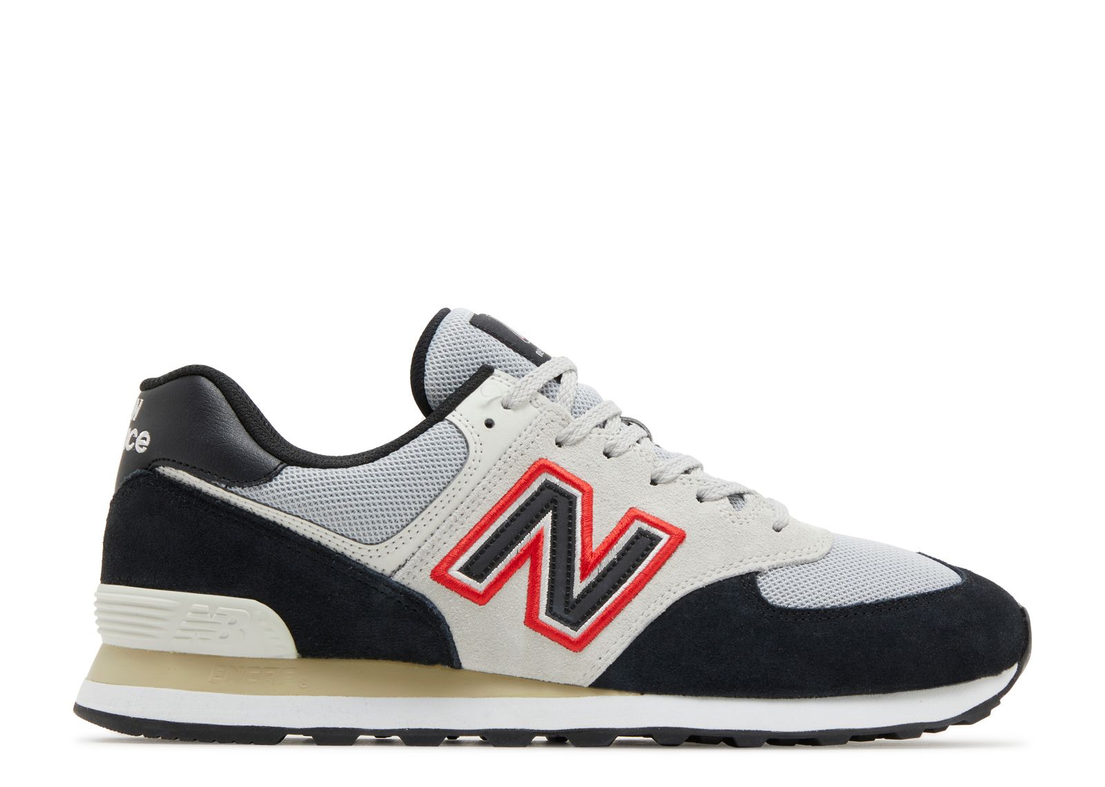 New Balance 574 'White Black Red'