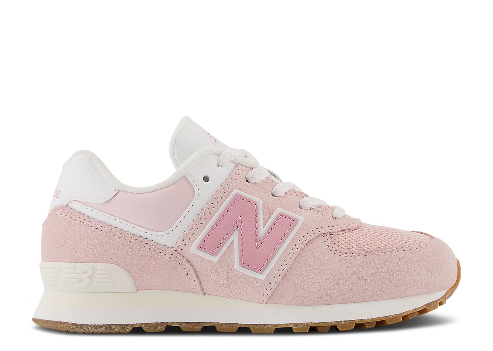 New Balance 574 Little Kid Wide 'NB Athletics - Crystal Pink'