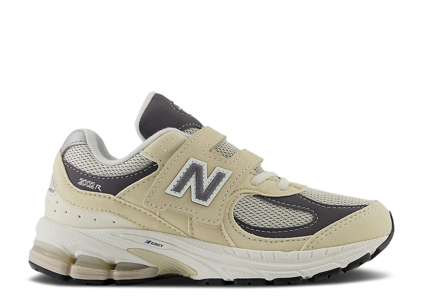 New Balance 2002R Hook & Loop Little Kid Wide 'Sandstone Magnet'