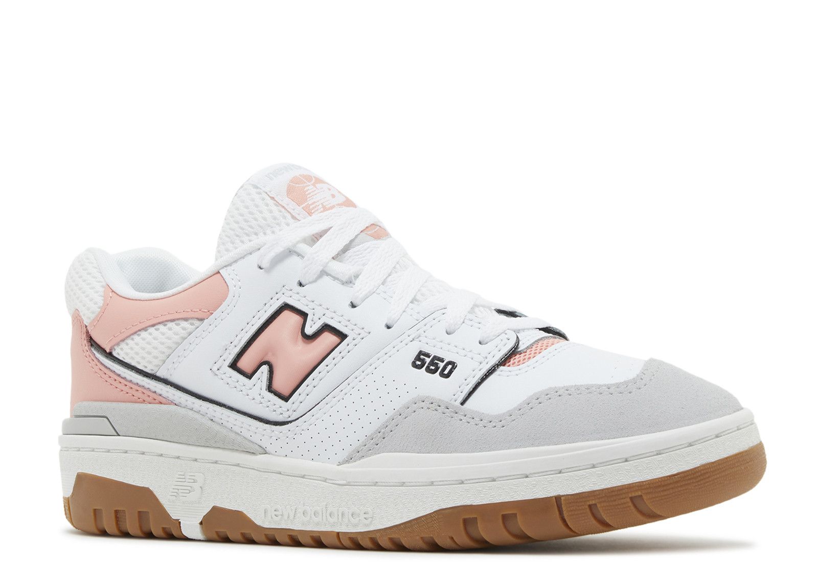 New Balance 550 Big Kid 'Brighton Grey Omega Pink'