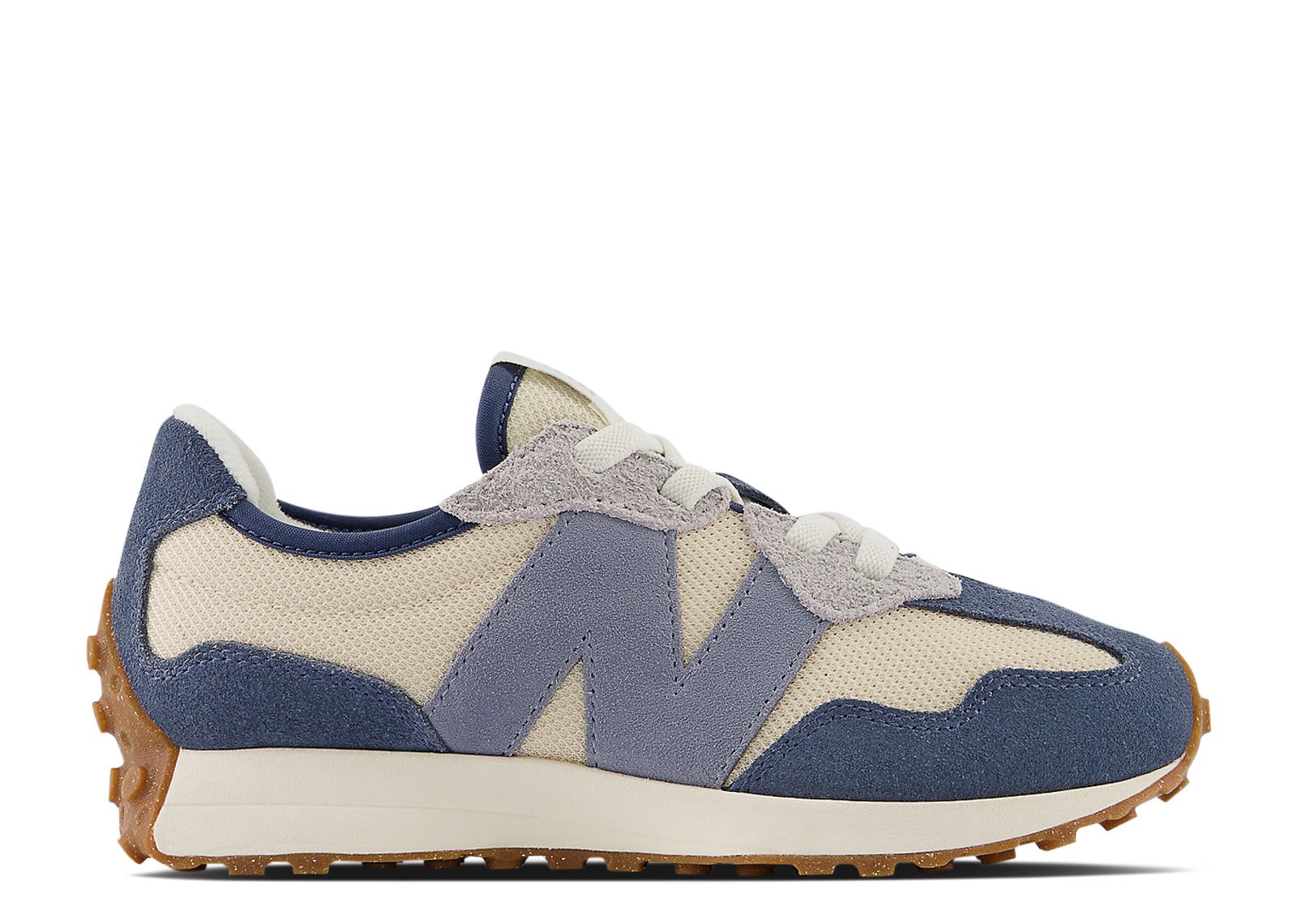 New Balance 327 Bungee Lace Little Kid 'Vintage Indigo'
