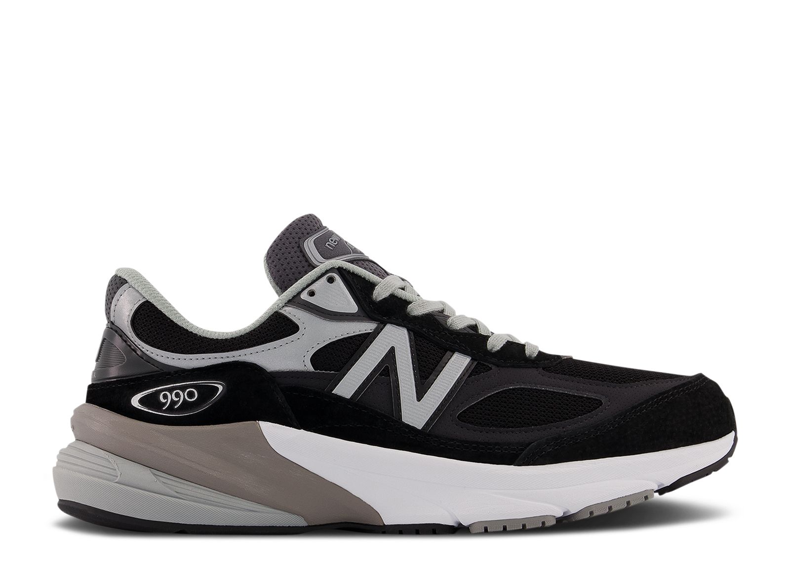 New Balance Wmns 990v6 Made in USA 2E Wide 'Black Silver'