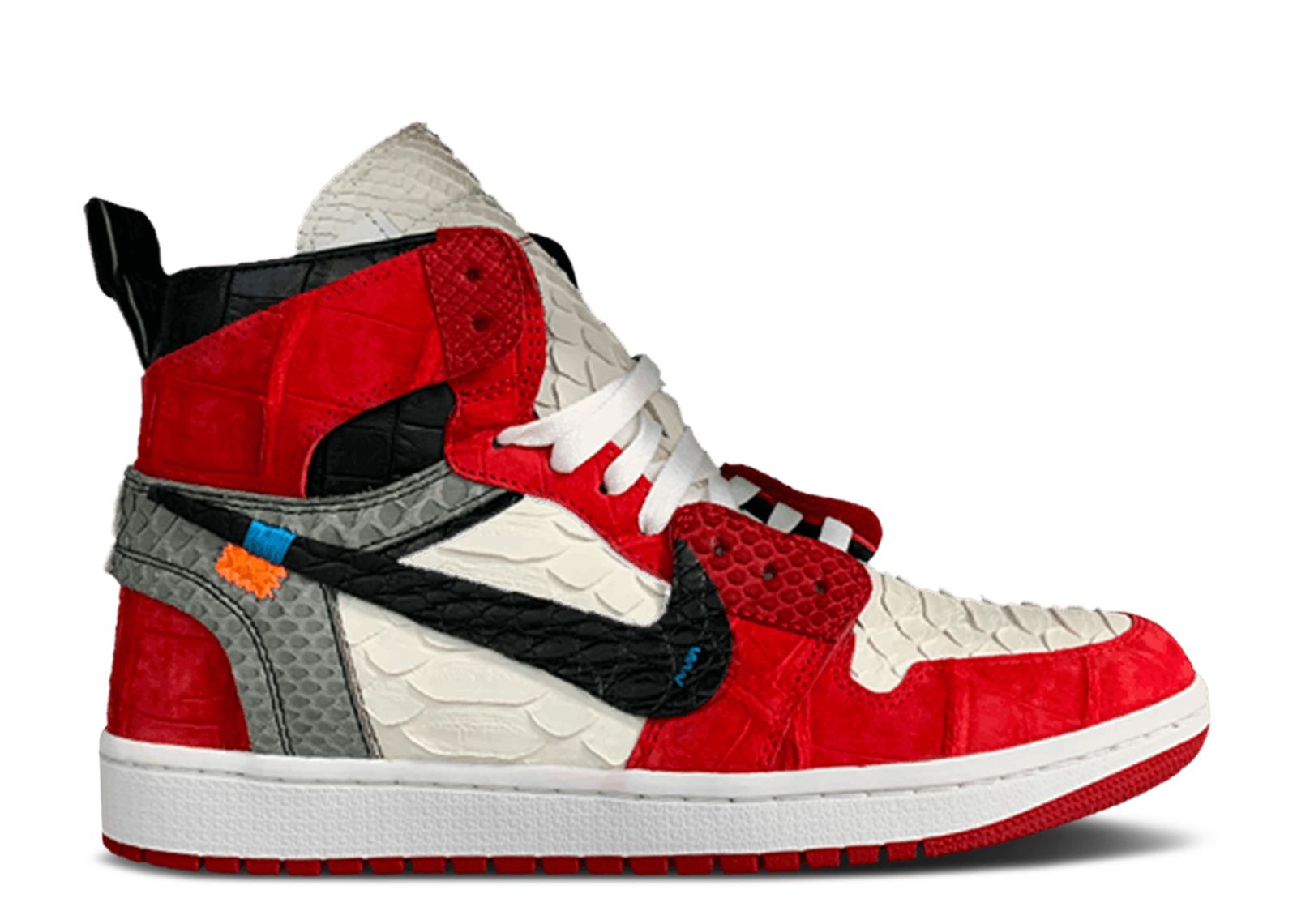 The Shoe Surgeon x Off-White x Jordan 1 High Retro Lux 'Chicago'