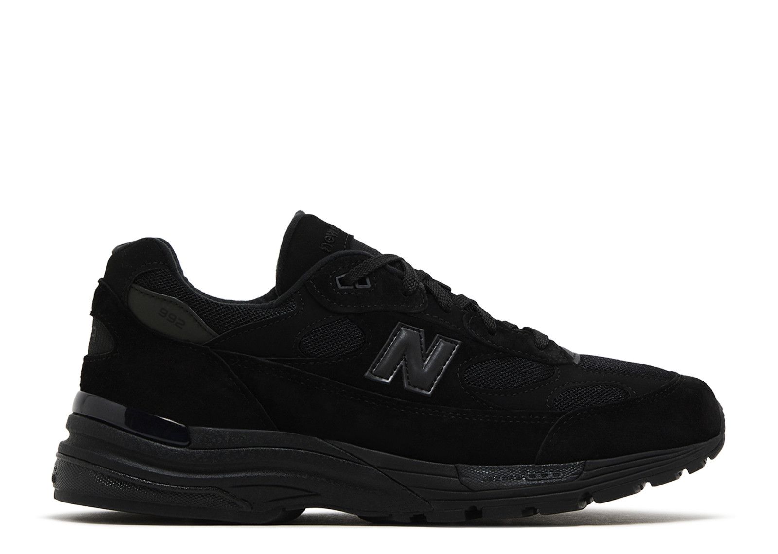 New Balance 992 Made in USA 'Triple Black' 2025