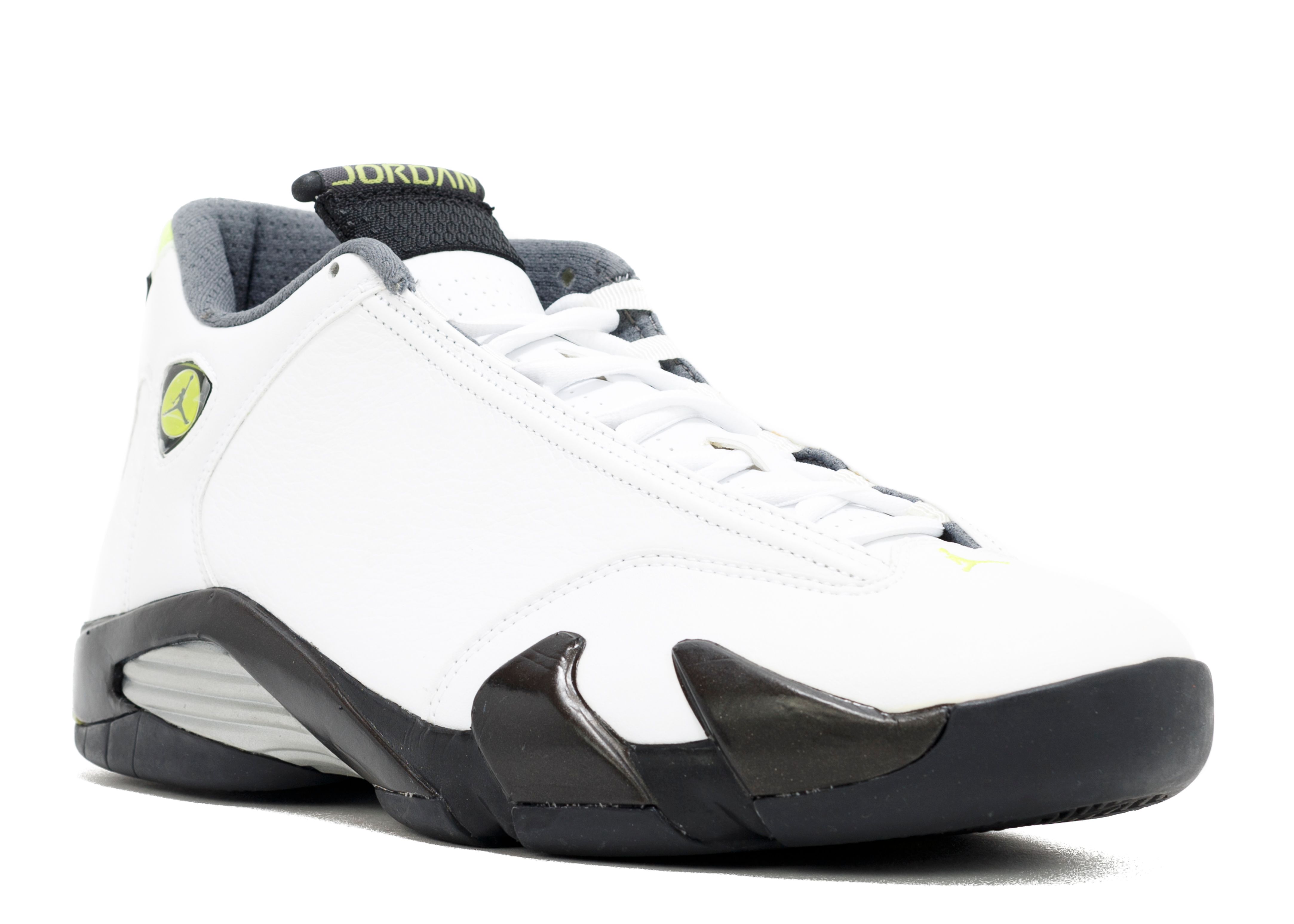 Jordan 14 Retro 'White Chartreuse'