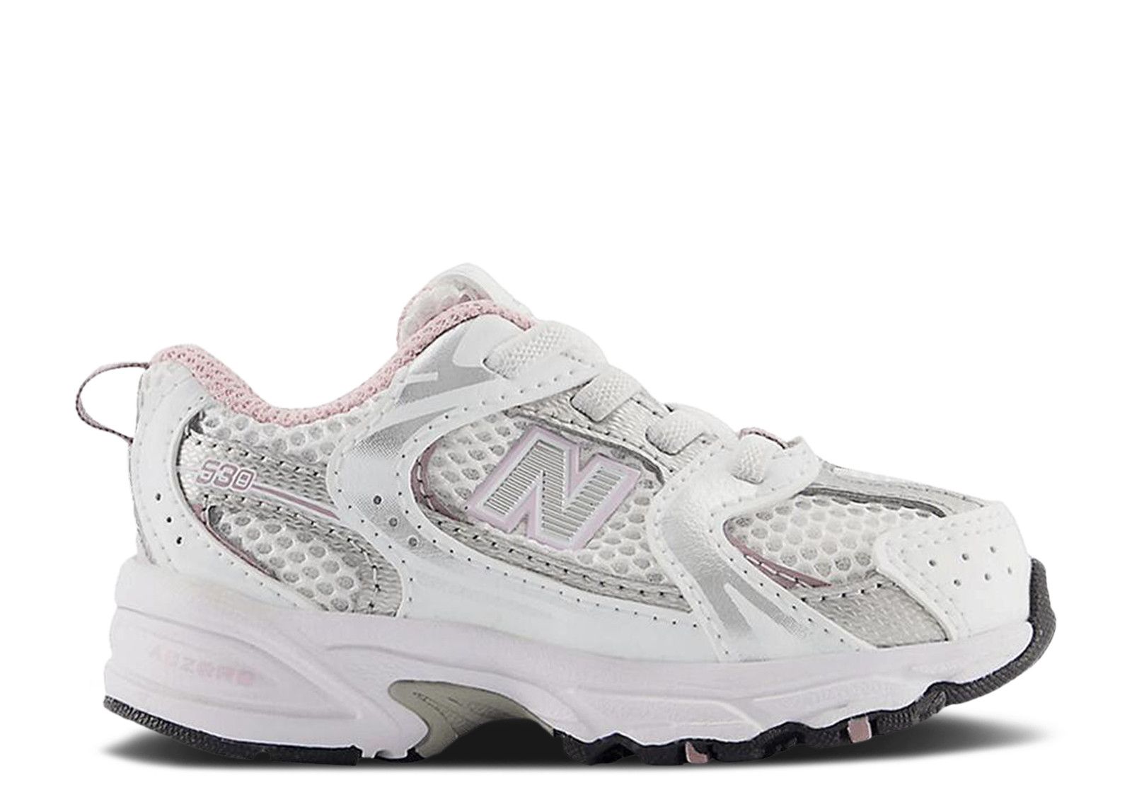New Balance 530 Bungee Toddler Wide 'White Mid Century Pink'