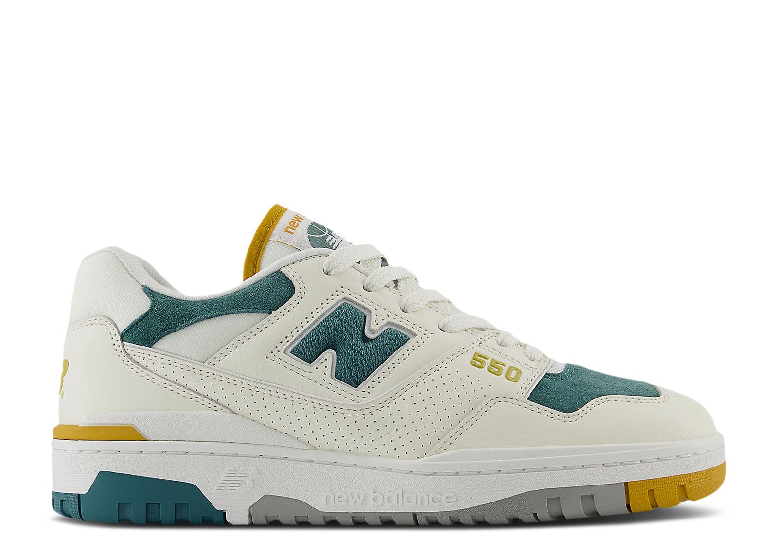 New Balance 550 'Suede Toe Pack - Green Mustard'