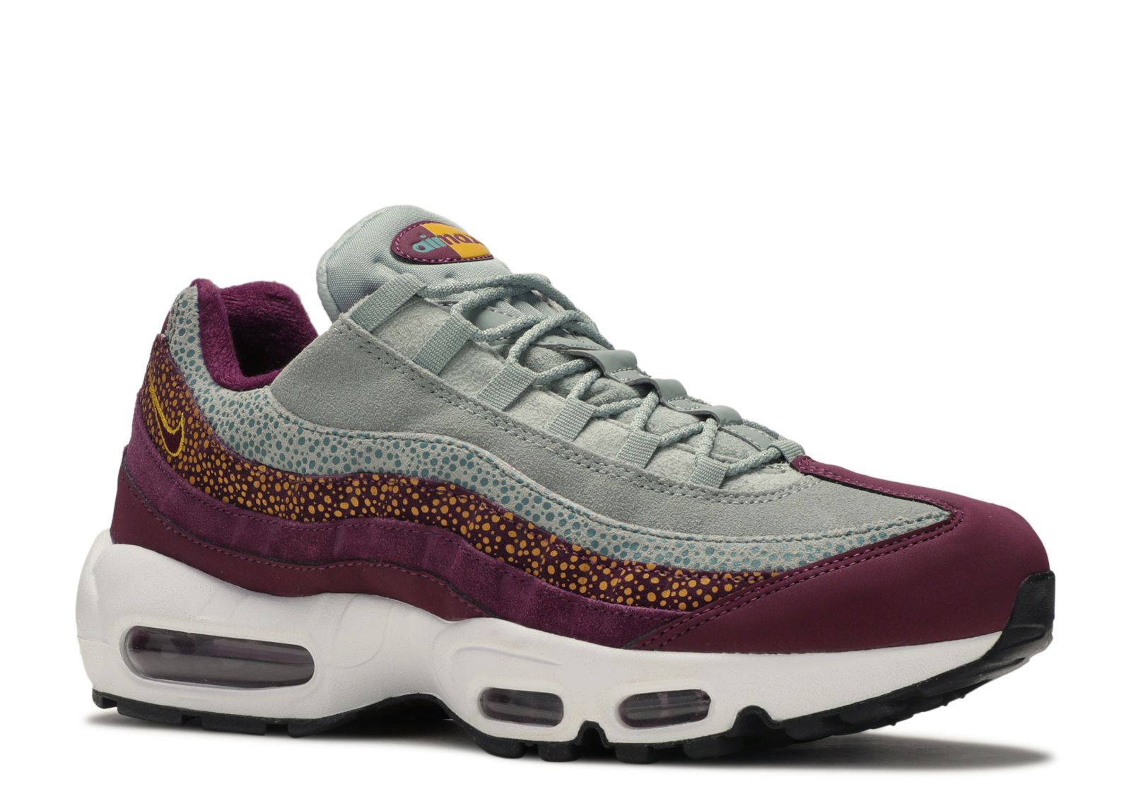 Wmns Air Max 95 Premium 'Bordeaux Yellow'