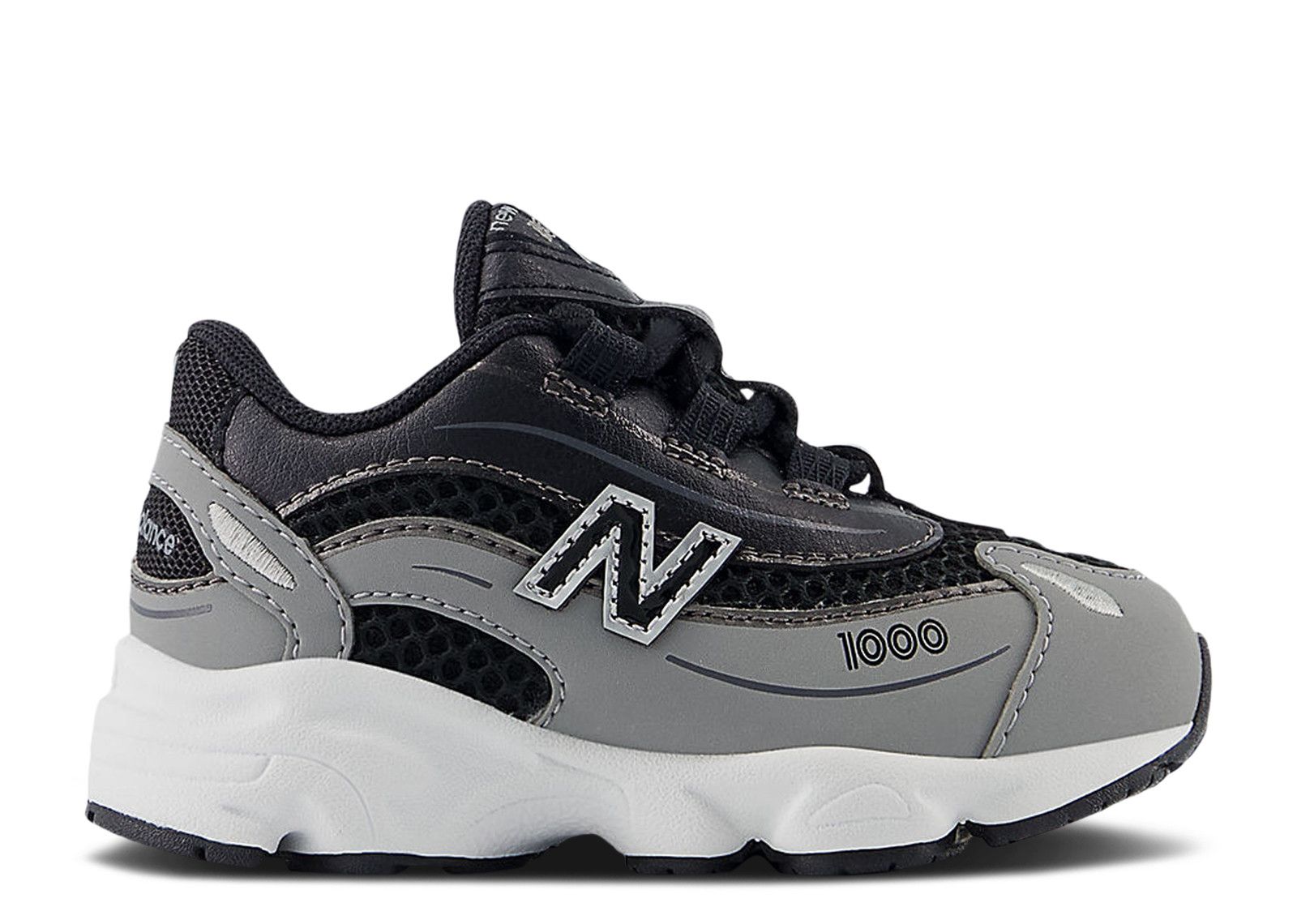 New Balance 1000 Bungee Lace Toddler 'Slate Grey Black'