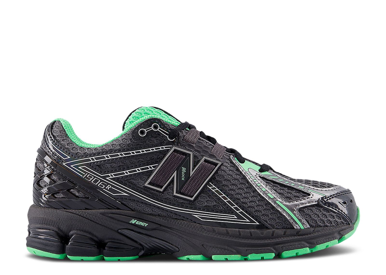 New Balance 1906R Big Kid 'Dark Silver Metallic Lab Green'