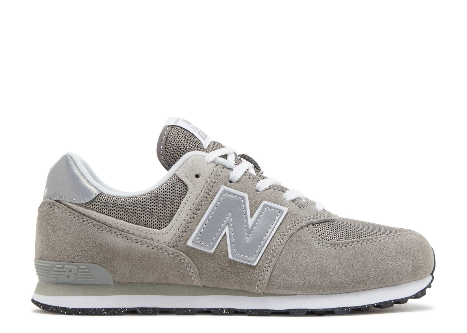 New Balance 574 Big Kid Wide 'Core Pack - Grey White'