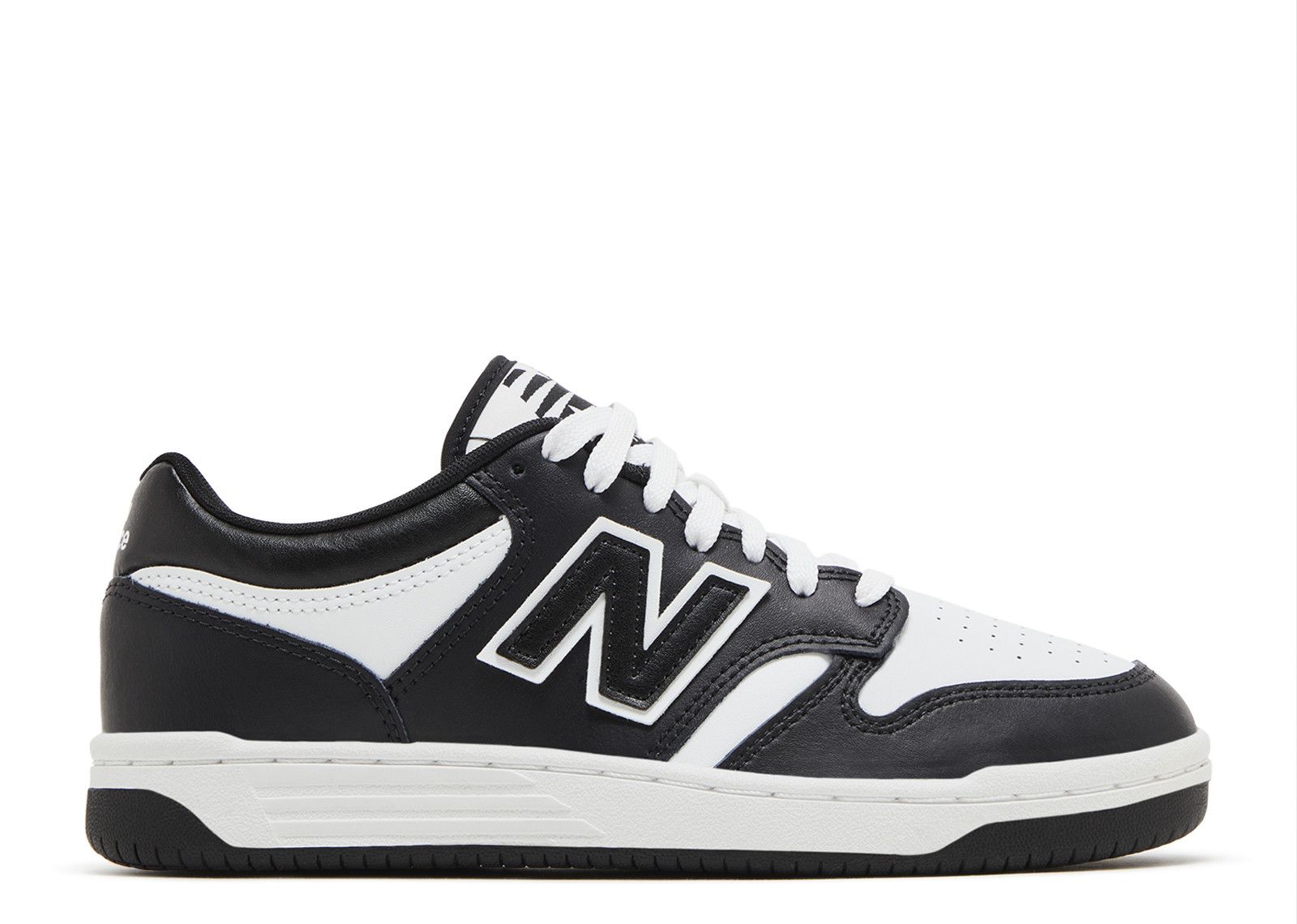 New Balance 480 Big Kid 'Black White'