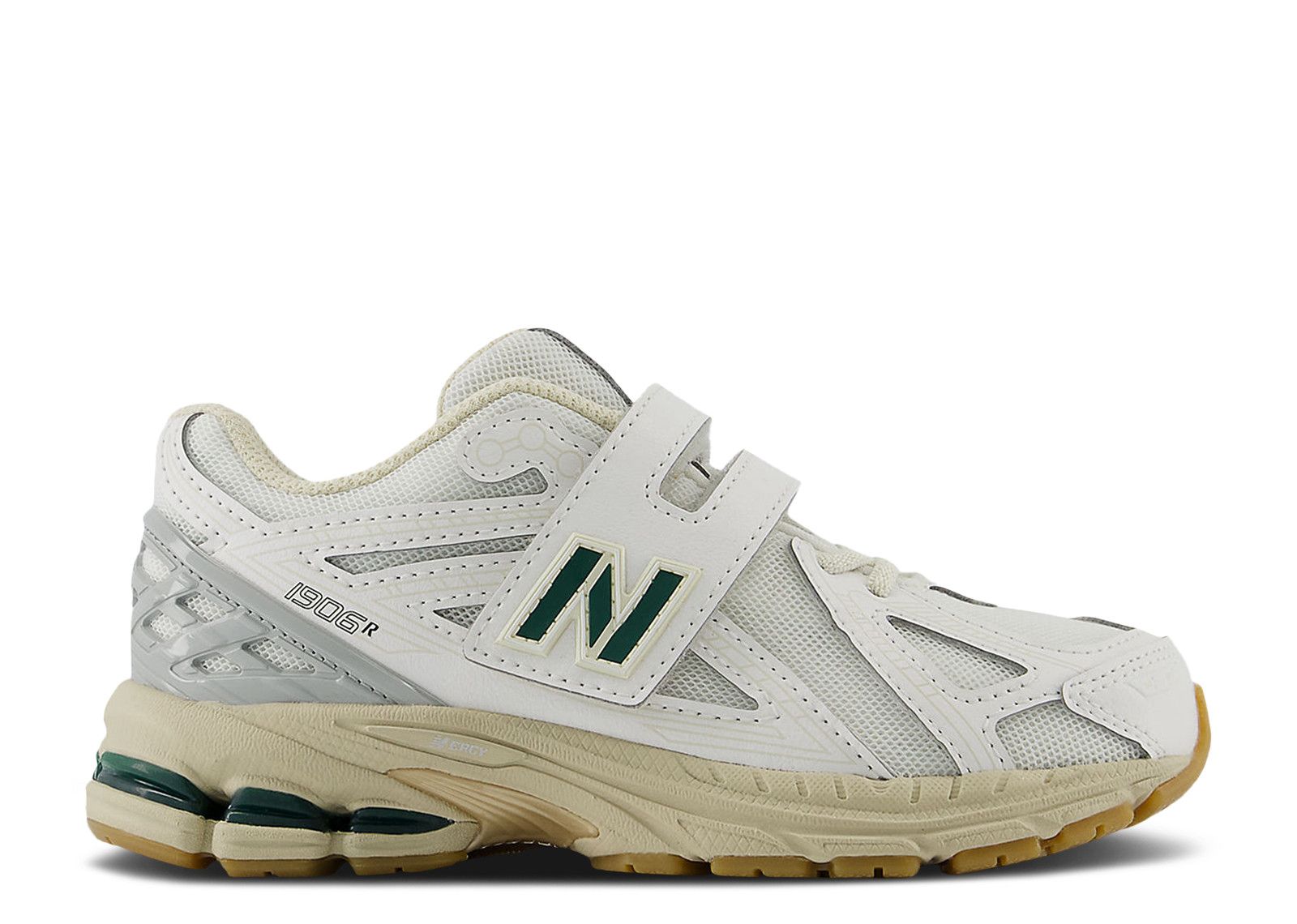 New Balance 1906R Hook & Loop Little Kid Wide 'White Green'
