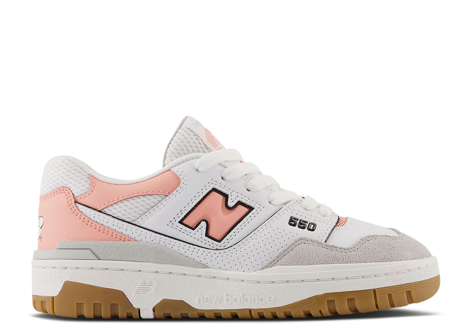 New Balance 550 Big Kid 'Brighton Grey Omega Pink'