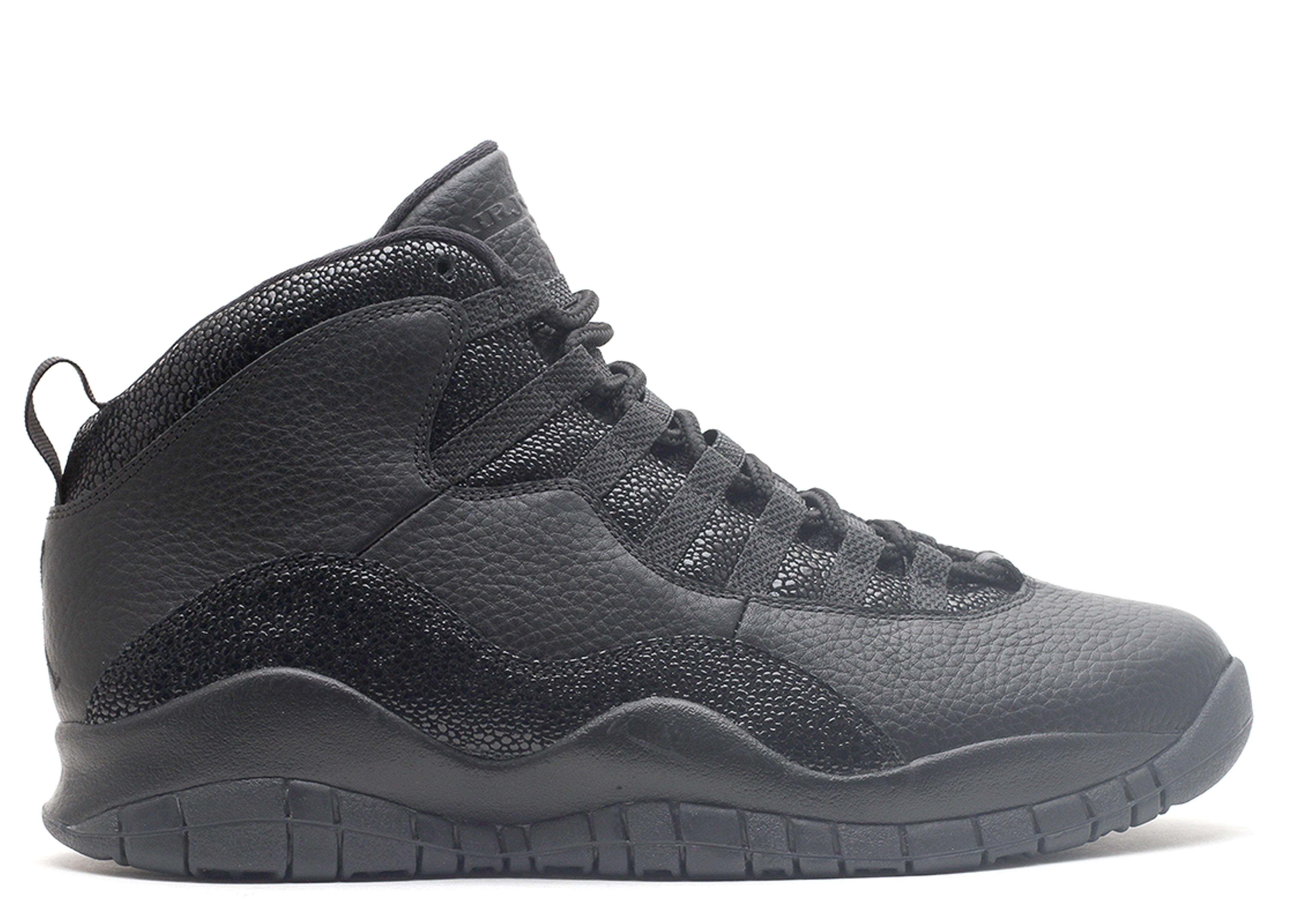 OVO x Jordan 10 Retro 'Black' 2014