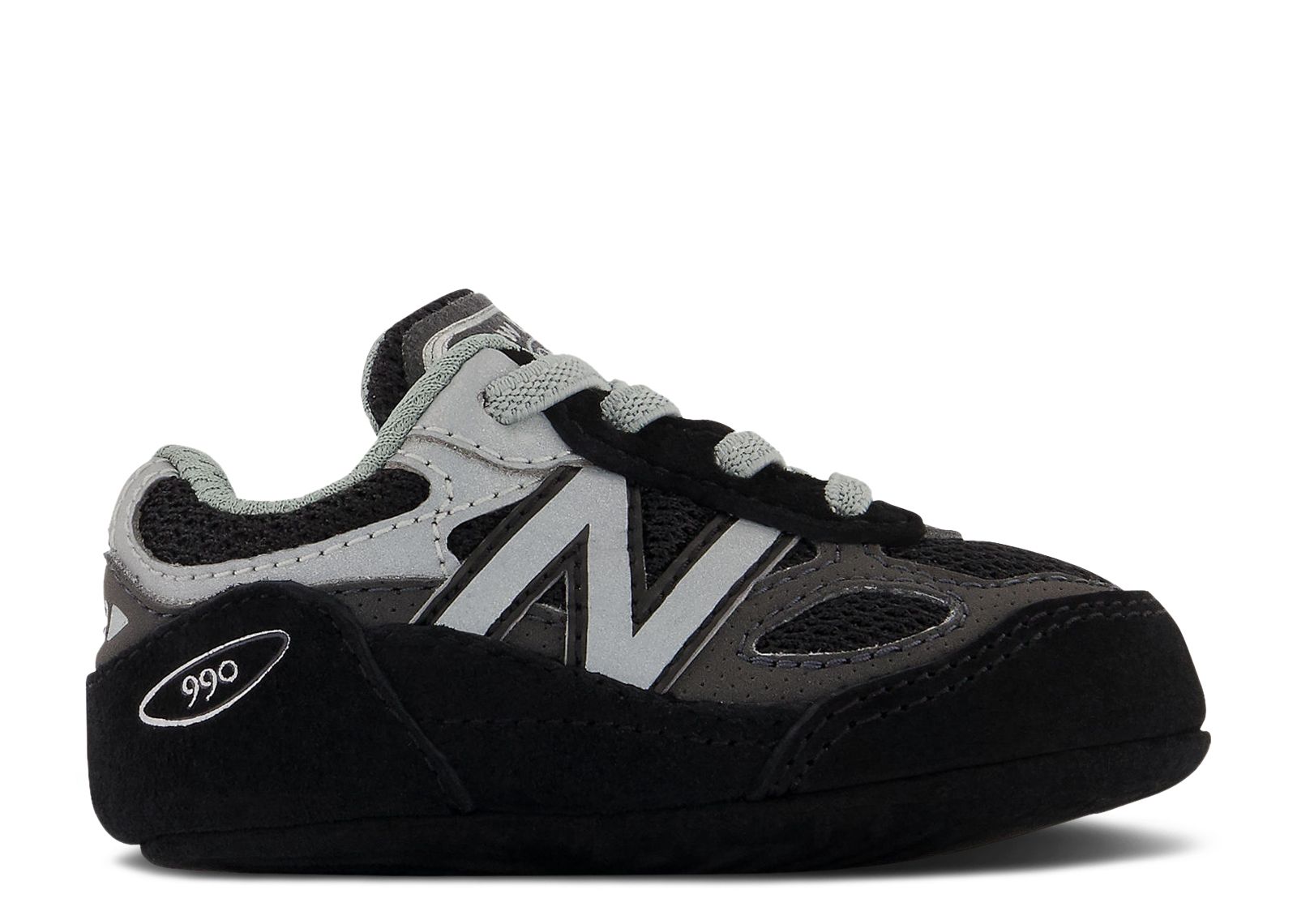 New Balance 990v6 Bungee Crib 'Black Silver'
