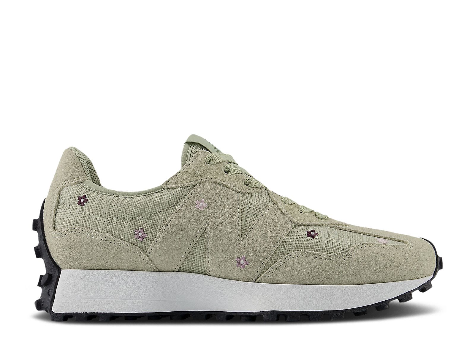 New Balance Wmns 327 'Olive Floral Embroidery'