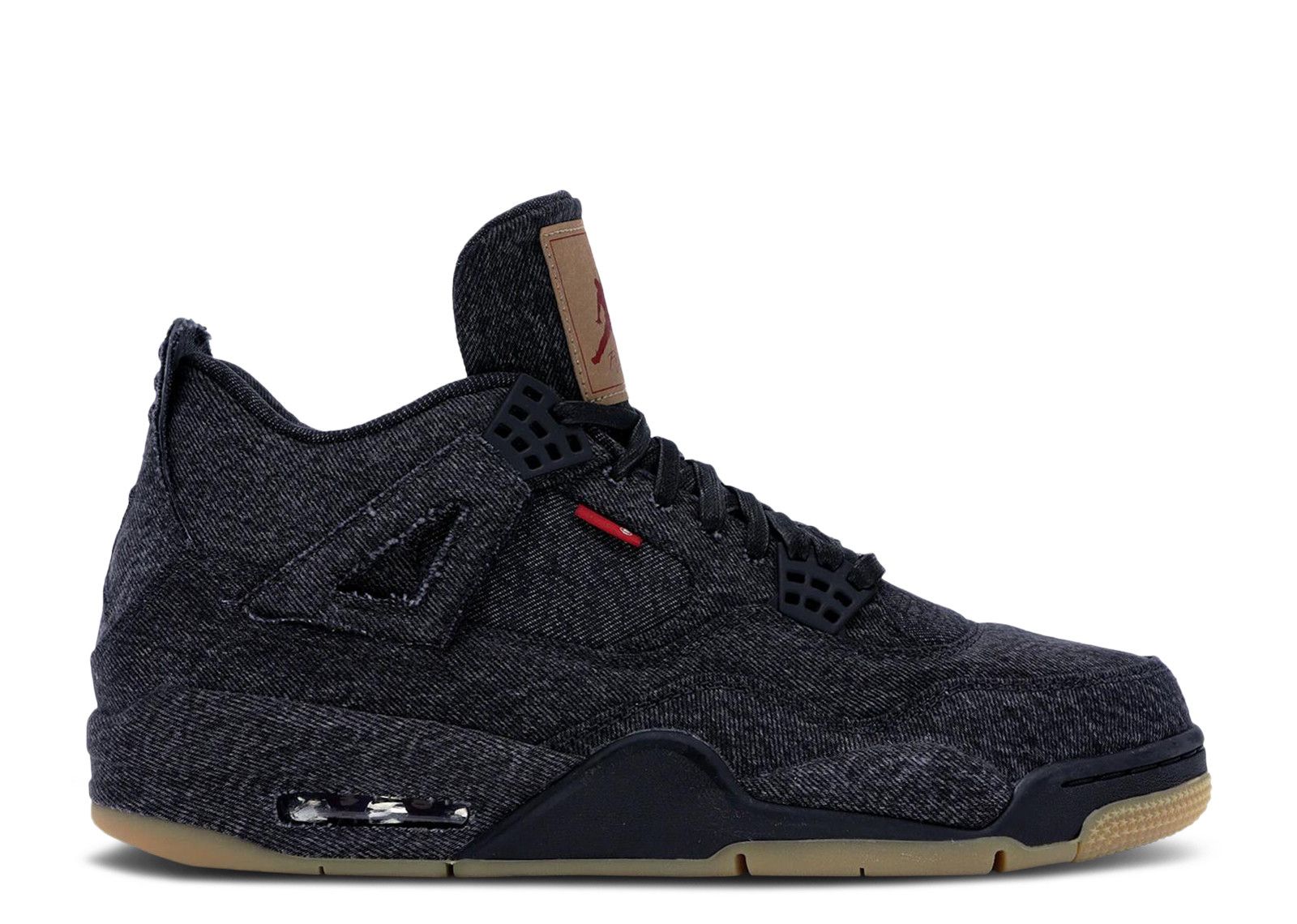 Levi's x Jordan 4 Retro 'Black Denim - Blank Tag'