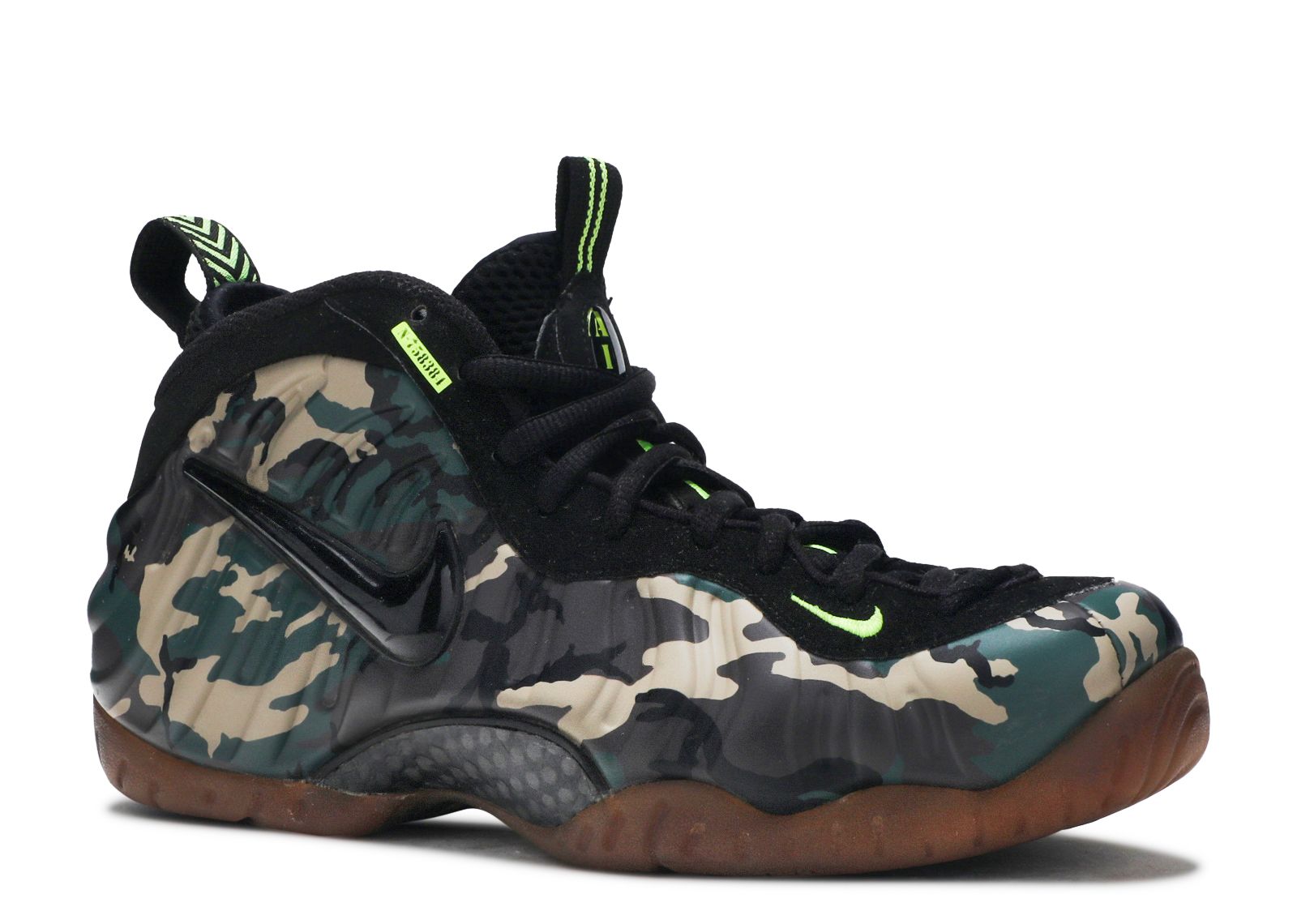 Air Foamposite Pro Prm Le 'Green Camo'