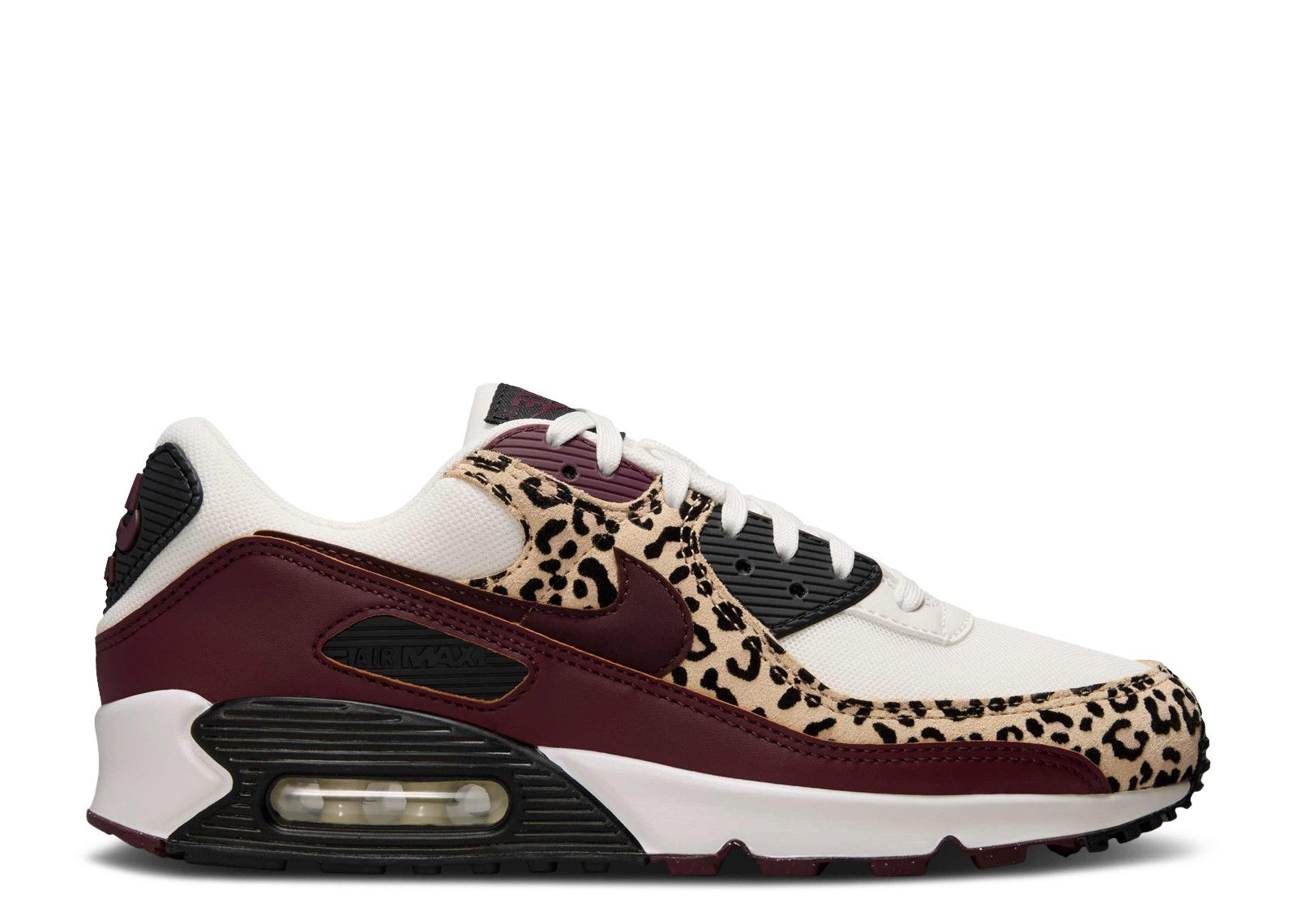 Wmns Air Max 90 'Burgundy Leopard'