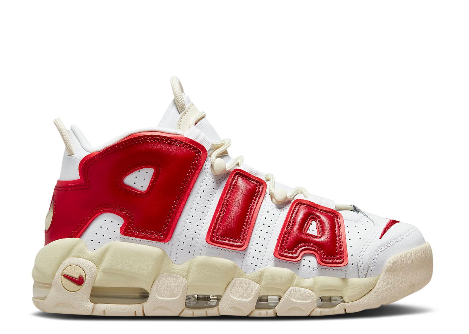 Wmns Air More Uptempo 'White Red Sail'