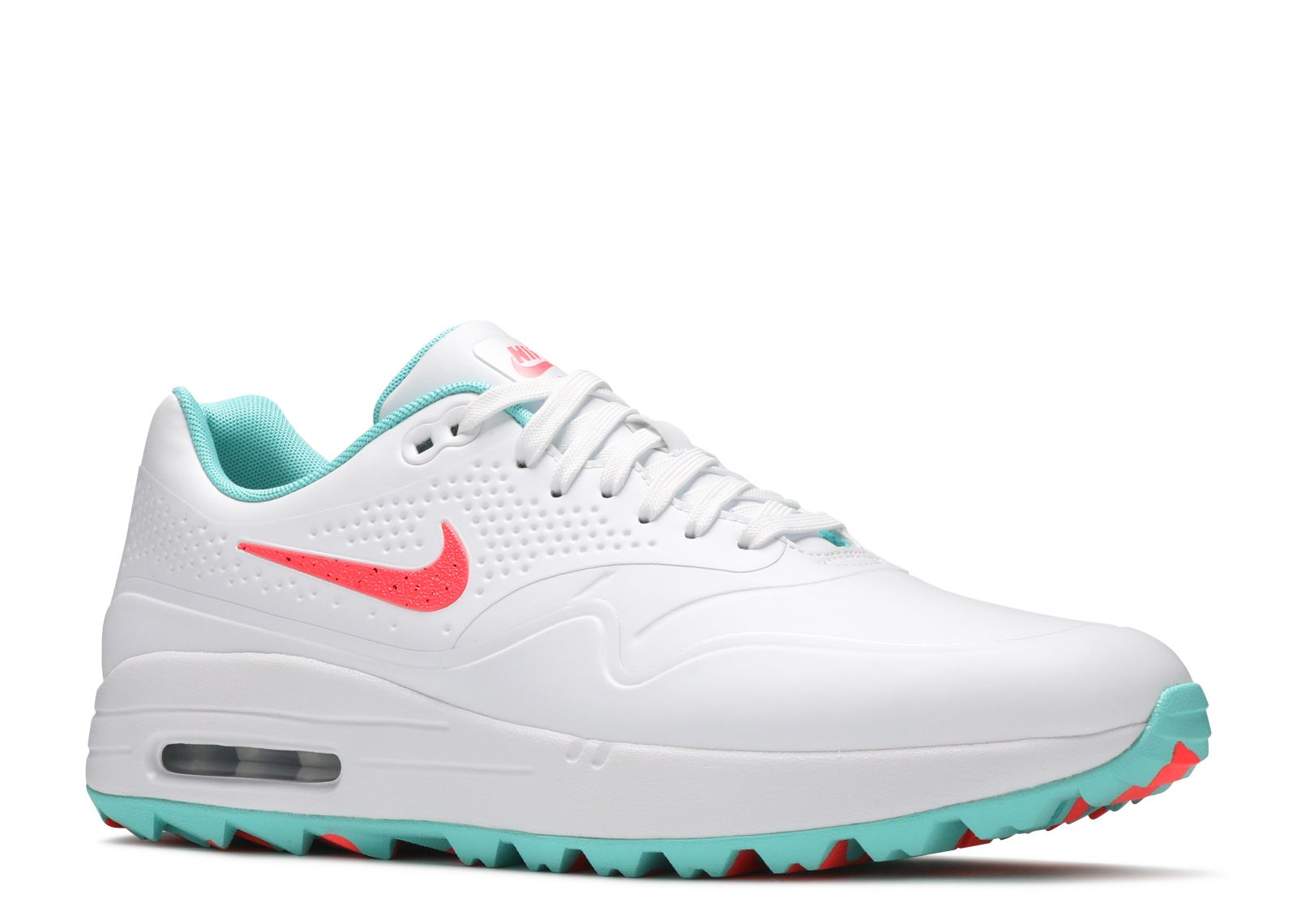 Air Max 1 Golf 'White Aurora Hot Punch'