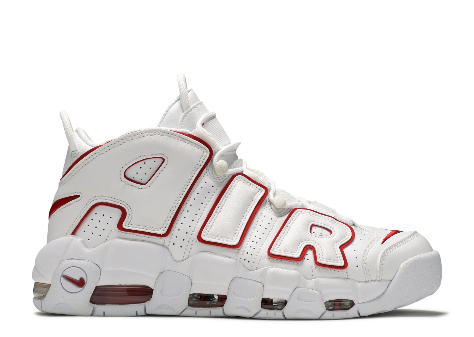 Air More Uptempo 'White Varsity Red' 2021
