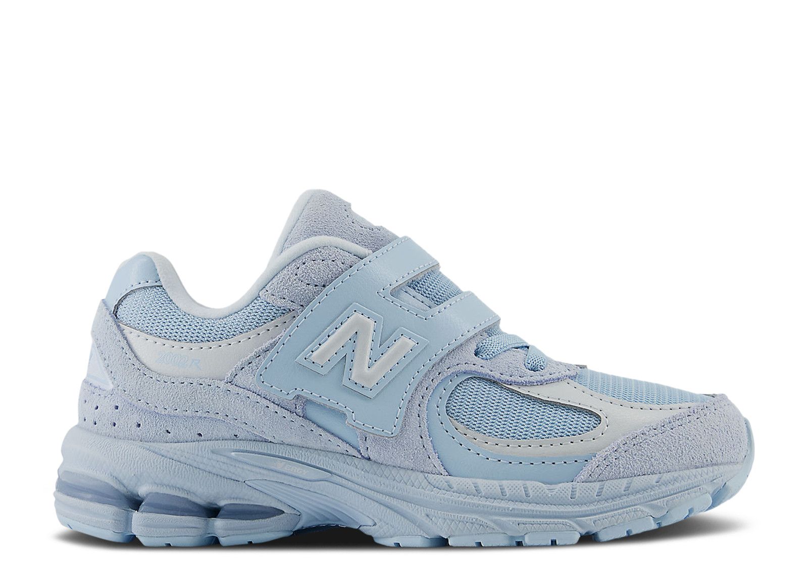 New Balance 2002R Hook & Loop Little Kid Wide 'Light Chrome Blue'