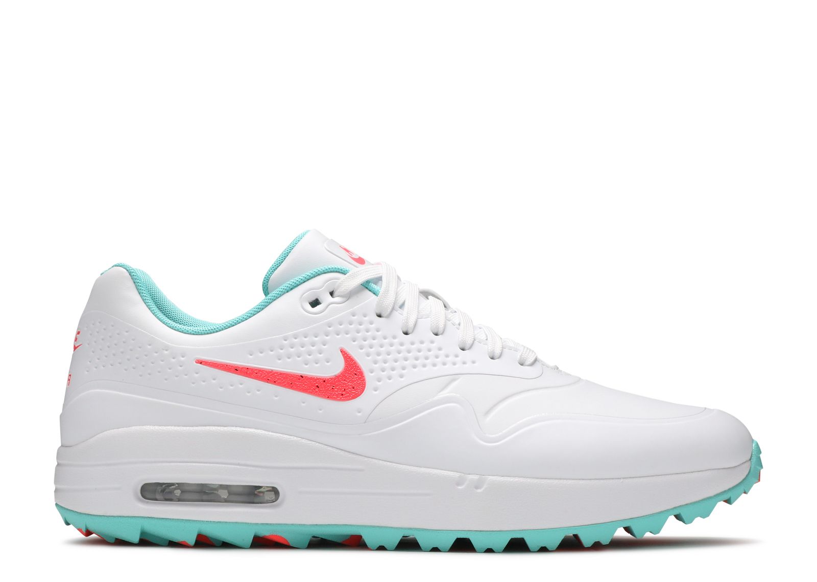 Air Max 1 Golf 'White Aurora Hot Punch'